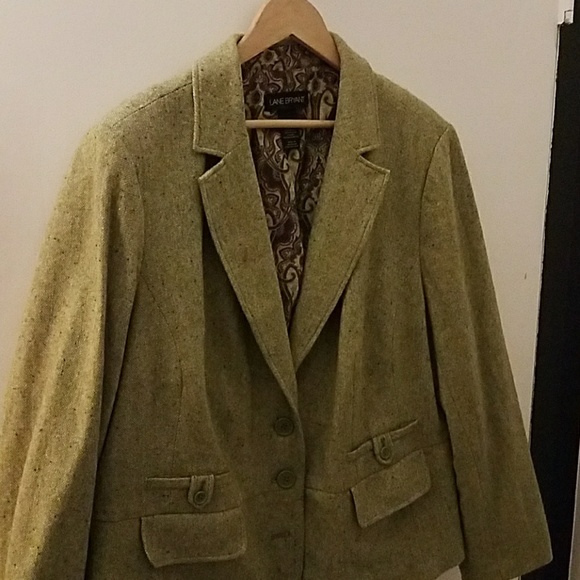 Green Lane Bryant wool Blazer - Picture 2 of 6